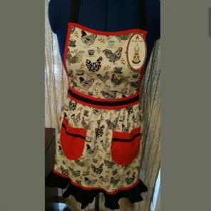 KRAZY KAT Apron Collection~Rooster~NEW