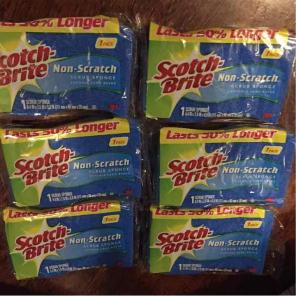 Scotch-Brite Non-scratch sponges (6)