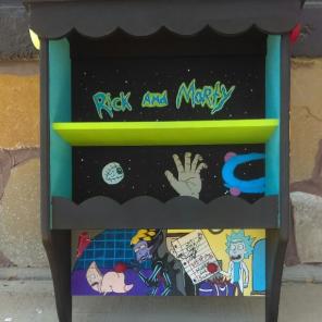Rick and Morty shelf