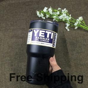 Matte Black YETI Cup