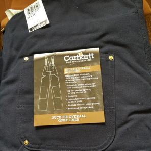 Carhartt Insulated bibs size 32x30