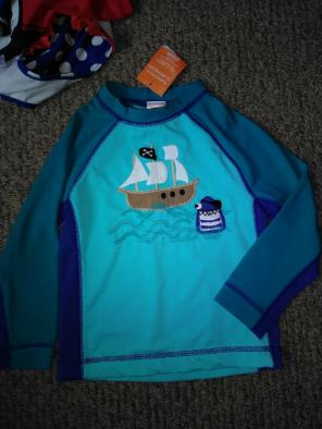 NWT gymboree long sleeve rashguard 3t
