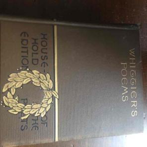 Antique Wiggiers Poem Book