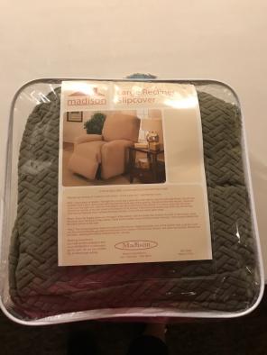 Madison Large Recliner Slipcover (sage)