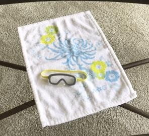 American Girl Doll Towel & Goggles
