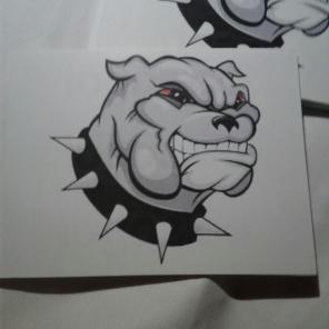 WWB-129/Note Cards/Bulldog