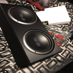 2 10 inch Belva Subwoofers. 200 watt AMP