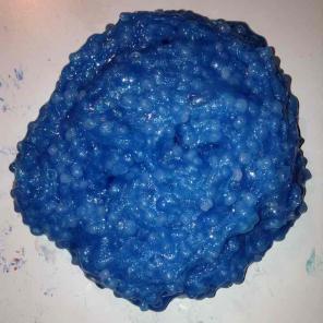 8oz blue slushie slime