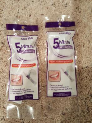5 minute teeth whitening