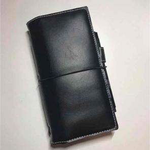 Faux leather travelers notebook
