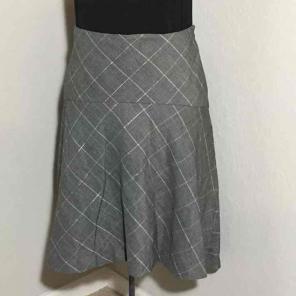 Issac Mizrahi Target Gray Plaid Skirt