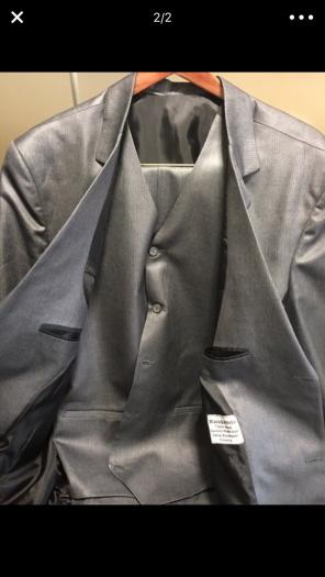 Gray Taylor Made 3 Piece Suit
