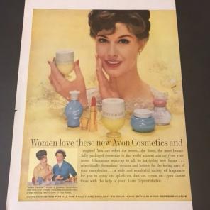 Vintage 1960 Avon Cosmetics Print Ad