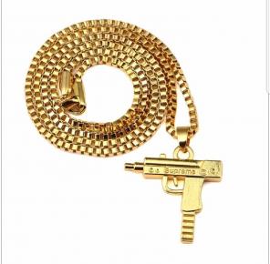Supreme 18kt Gold Uzi Chain