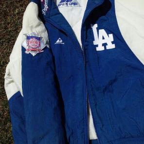 Vintage 90s Dodgers Puffer Jacket