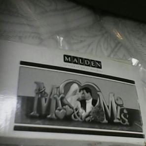 Mr & Mrs photo frame