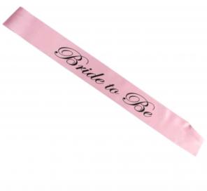 Bride to Be Sash