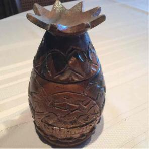 Wooden Tropical Pineapple for Weed