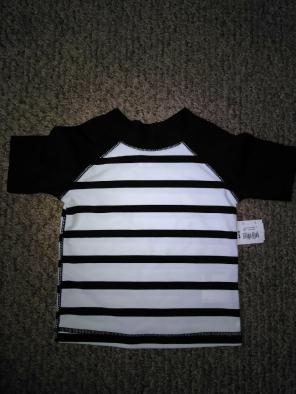 NWT old navy black white rashguard 18-24