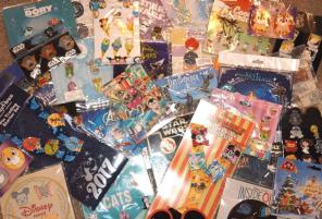 Disney World Pin Lot Of 5 Booster Packs
