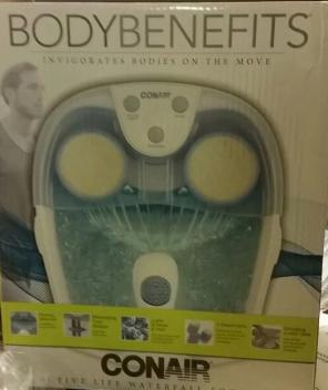 Conair Foot Bath w Lights Heat & Bubble