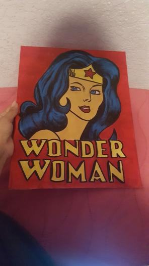Wonder woman canvas