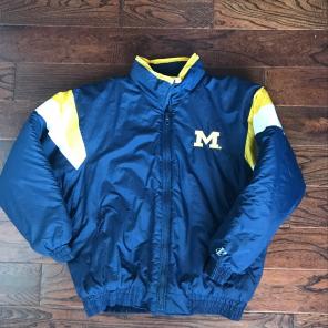 Vintage Michigan Puffer Coat