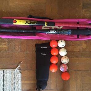 Field Hockey Bundle Sticks, Balls, Bag