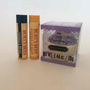 Burt's Bees and Cupcake Bathbomb