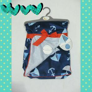 Sweet Lullaby Navy Blue Baby Boy Blanket