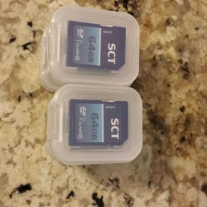 10 SCT 64gb sd cards. Brand new