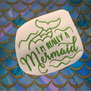 Mermaid decal