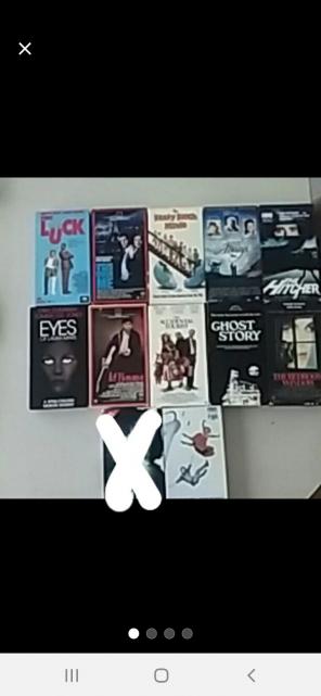 10 VHS MOVIES