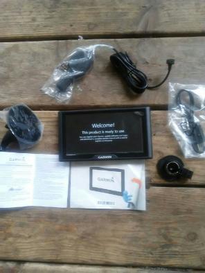 Black Garmin GPS top of the line