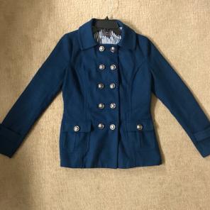 Cute Blue Warm Fashion Peacoat