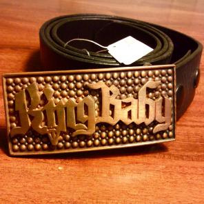 KING BABY STUDIO COPPER LEATHER BELT
