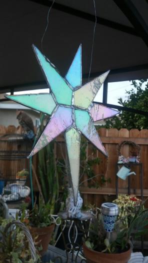 White Iridescent Northern star