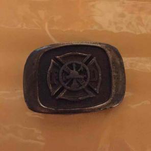 Vintage firefighter belt buckle