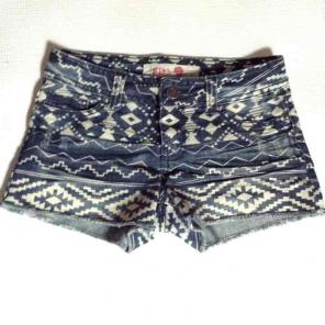 Tribal Denim Shorts | Size 24 / Size 0