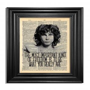 Jim Morrison Dictionary Art Print