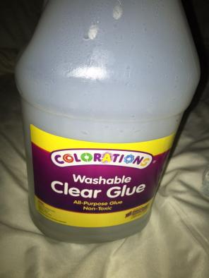 Colorations clear glue Gallon(1/2 Gone)
