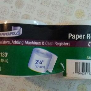 New! Adding machine & Cash Register Tape
