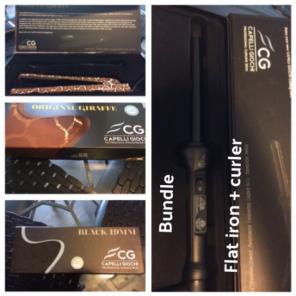 Bundle Ceramic Flat Iron And Curler 19mm