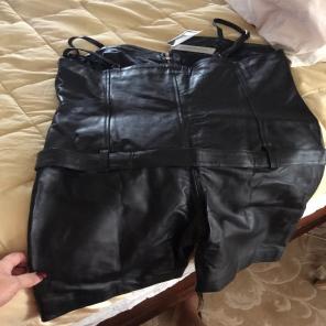 Leather Jump Suit