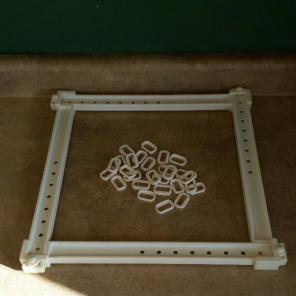 Needlepoint Adjustable Plastic Lap Frame