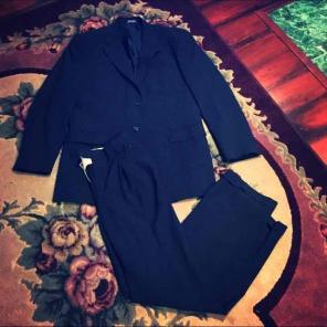 Stafford Pinstriped suit set