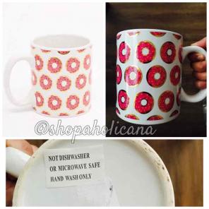 Gold Foil Donut Mug