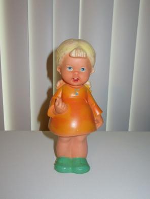 Late 50s Rolly Toys toddler doll Germany