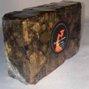100% Organic Raw African Black Soap 8oz