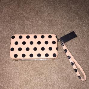 Apt. Brand NEW Pink Wallet W/ Black Dots